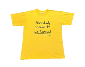 2006 LITTLE MISS SUNSHINE Everybody Pretend To Be Normal Movie Promo Vintage T Shirt // Size Large