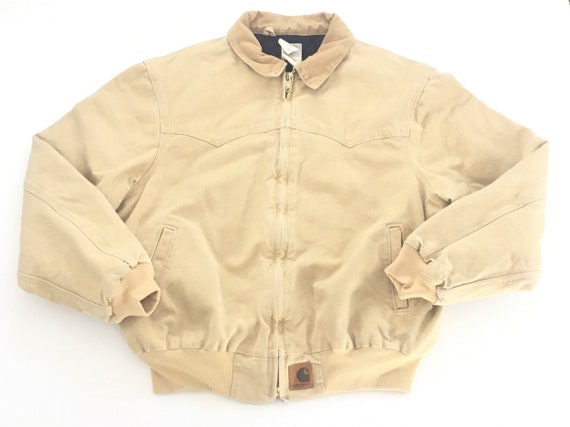 1990s CARHARTT Canvas Vintage Jacket // Size XLarg