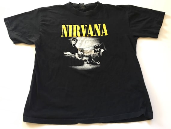 1990s NIRVANA Promo Vintage T Shirt // Size Large