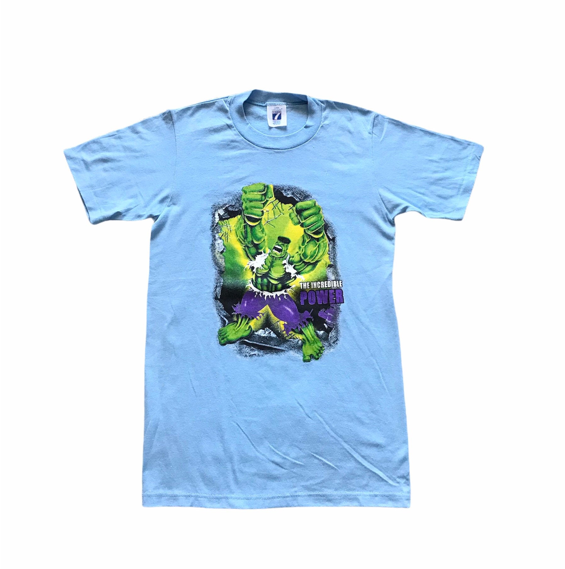 1980s HULK the INCREDIBLE POWER Vintage T Shirt // Size Small - Etsy