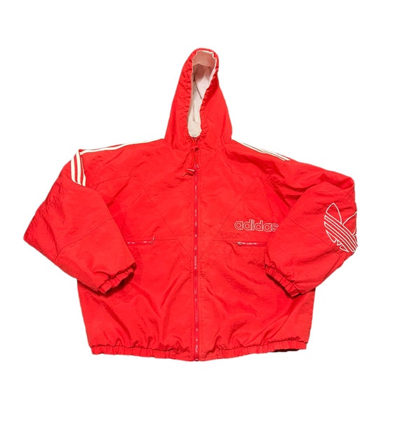 1990s ADIDAS Embroidered Vintage Puff Jacket // si