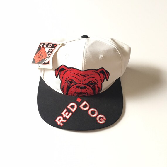 1980s RED DOG BEER Embroidered Vintage Snapback Ha