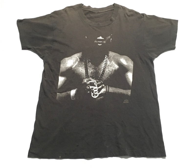 1990s LL COOL J Mama Said Knock You Out Distressed Single Stitch Vintage T Shirt // Size Large image 1