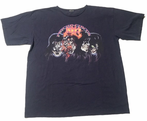 1998 KISS PSYCHO CIRCUS Distressed Vintage T Shirt // Size Xlarge