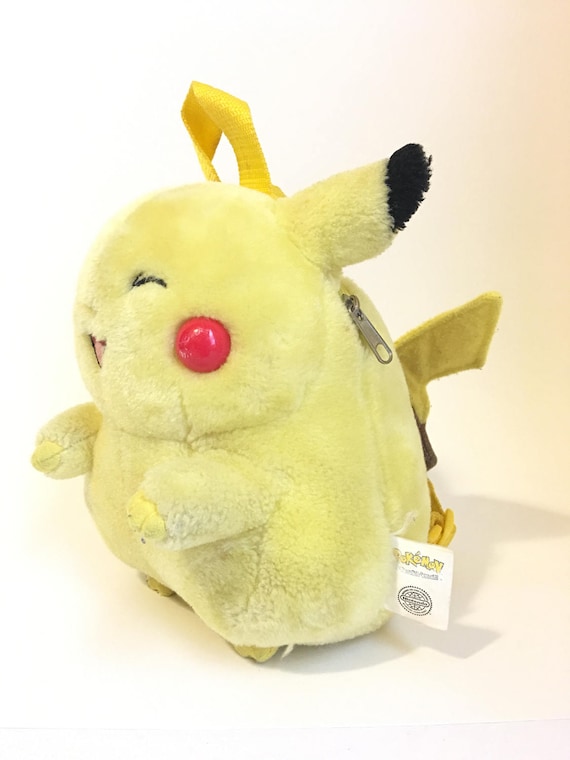 1998 POKEMON PIKACHU Gameboy Holder Vintage Plush… - image 2