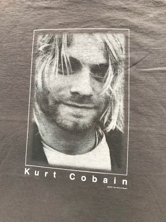 2002 KURT COBAIN The End Of Music Vintage T Shirt… - image 2