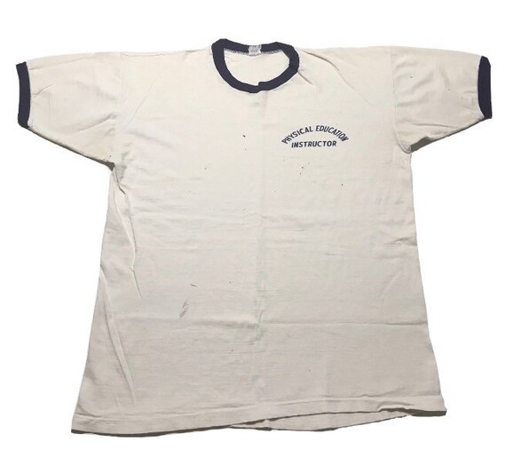 1960s CHAMPION Physical Education Ringer T-Shirt