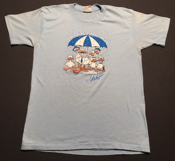 1987 IDAHO Souvenir Tee Everythings Just Ducky Vintage T Shirt | Etsy