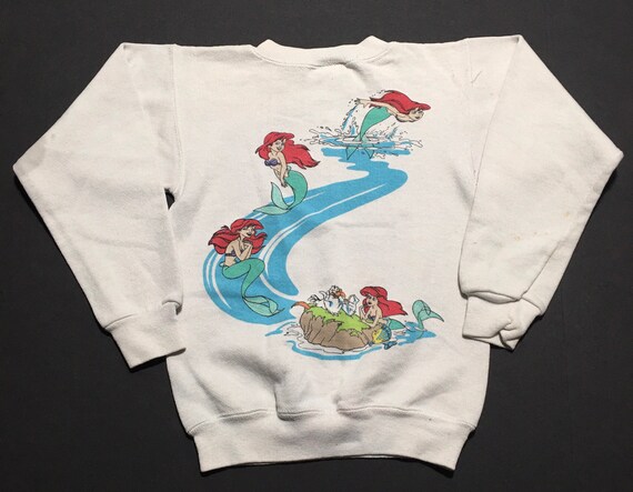 1990s The LITTLE MERMAID Pullover Vintage Sweatsh… - image 3