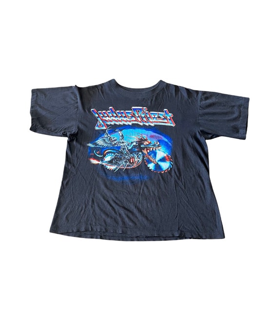 1990 JUDAS PRIEST Painkiller Vintage Tour T Shirt Size Medium Etsy