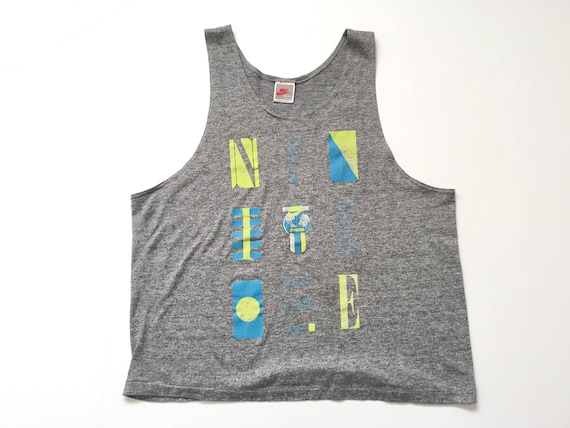 1990 NIKE INTERNATIONAL Single Stitch Vintage Tank