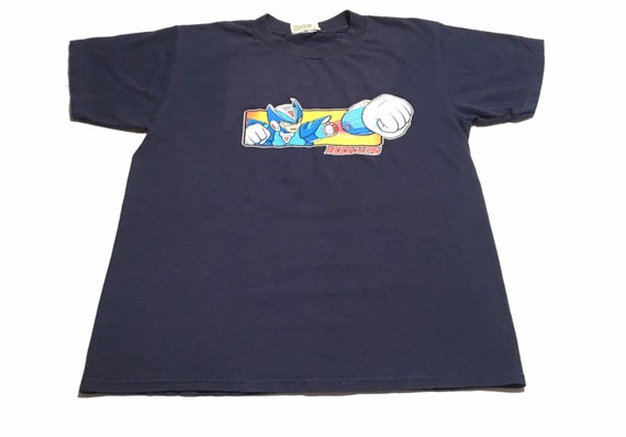 1990s HOOK UPS RockMan Vintage T Shirt // Size Sma
