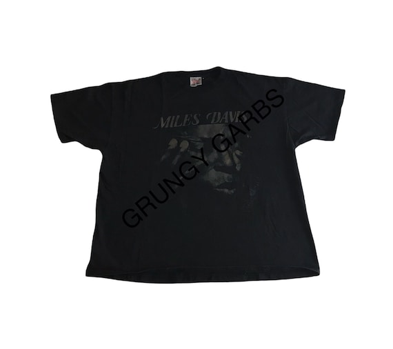 1990s MILES DAVIS Single Stitch Vintage T Shirt // Size Xxlarge