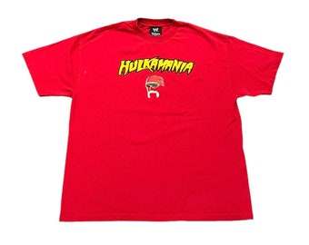 2002 HULKMANIA Hulk Hogan WWE Vintage T Shirt // size XLarge