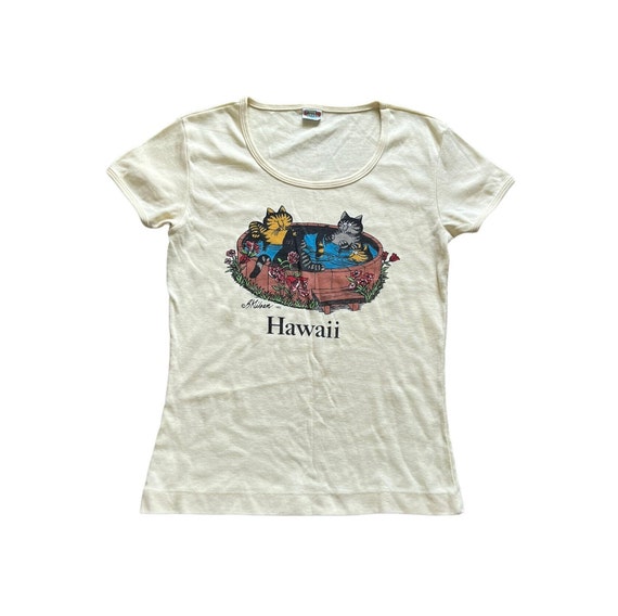 1980 B Kliban HAWAII Crazy Shirt Vintage T Shirt … - image 1