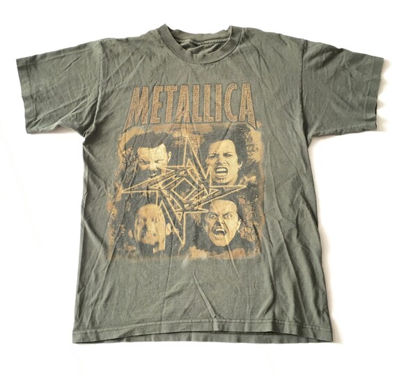 Distressed metallica t clearance shirt