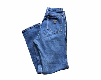 WRANGLER Vintage Blue Jeans uit de jaren 90 // Maat 14 (werkelijke pasvorm is 30" taille)