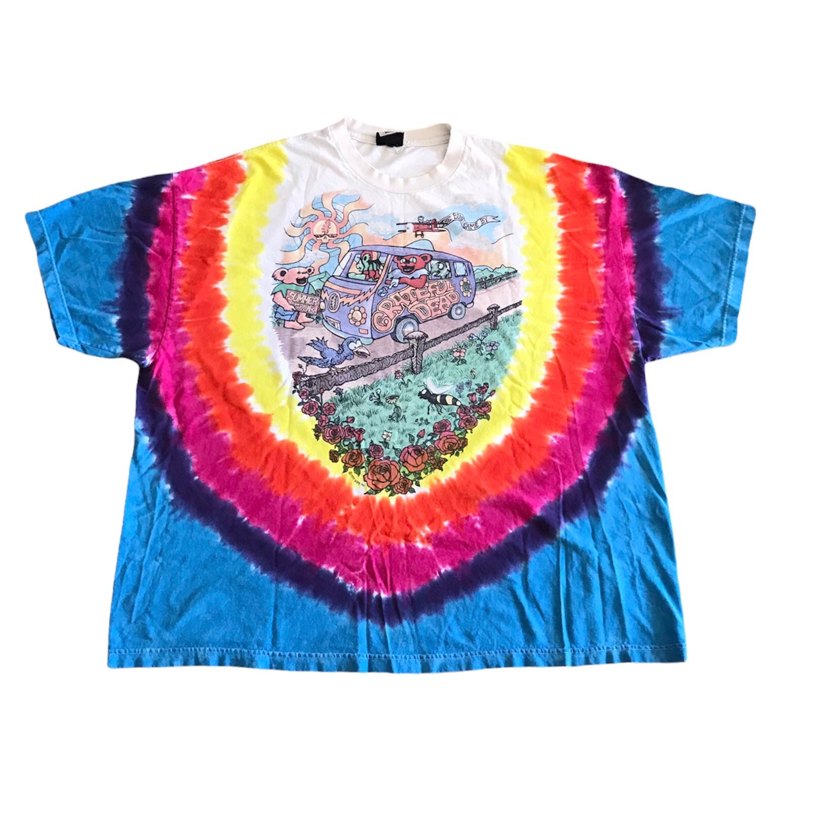 1994 GRATEFUL DEAD Liquid Blue the Bus Came by Summer Tour - Etsy