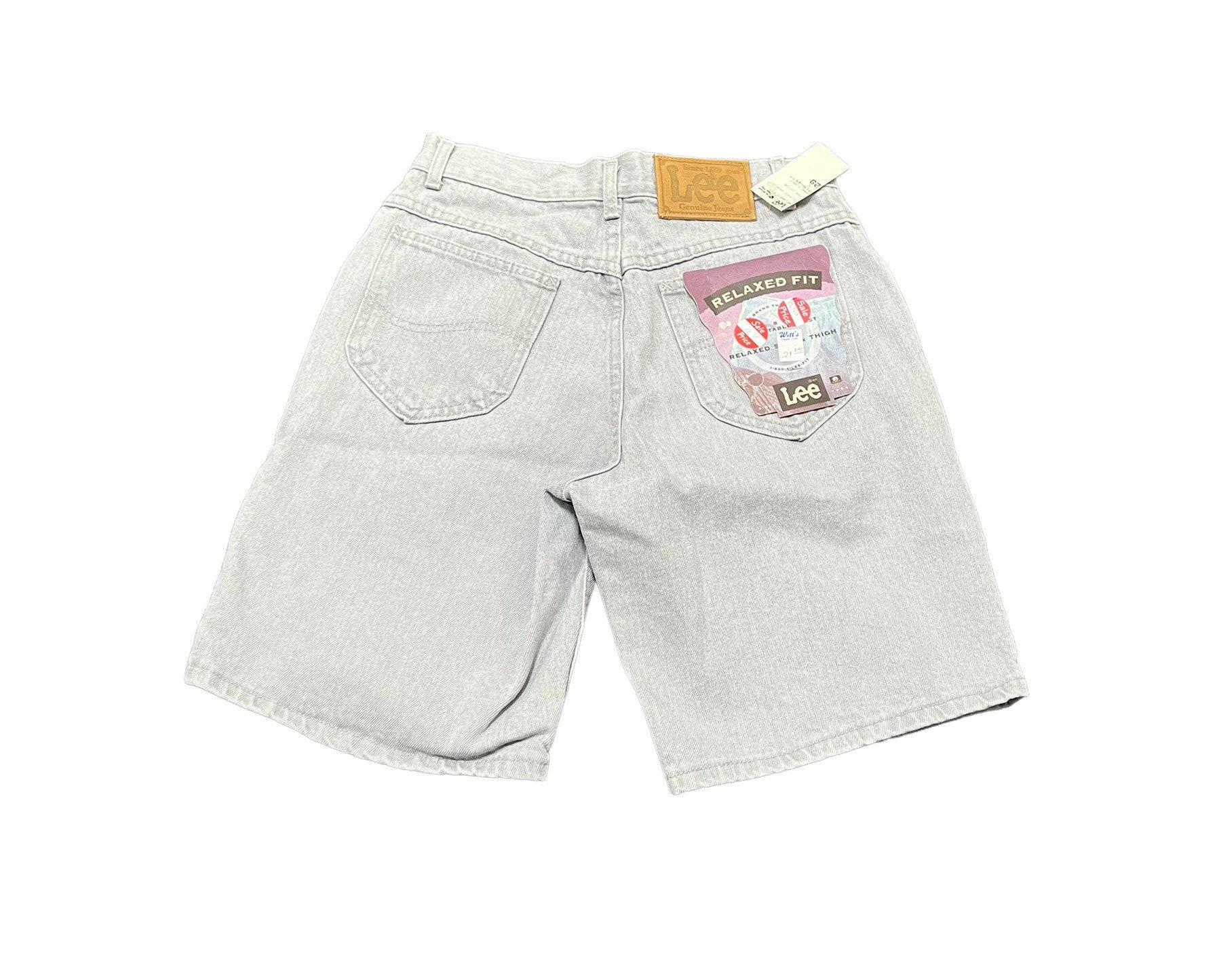 DIOR TEARS Carpenter Bermuda Shorts White Cotton Denim