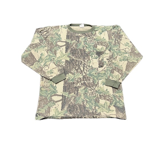 1980s Camouflage Sniper Single Stitch Vintage T Shirt… - Gem