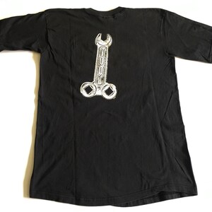 1991 TOOL WRENCH Single Stitch Vintage T Shirt // Size 1991 TOOL WRENCH Single Stitch Vintage T Shirt // Size