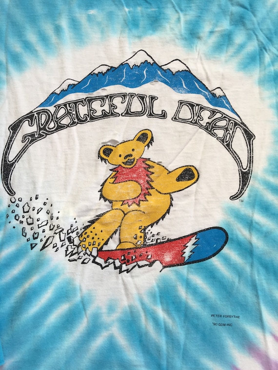 1990 GRATEFUL DEAD Snowboarding Bears Peter Forsy… - image 4