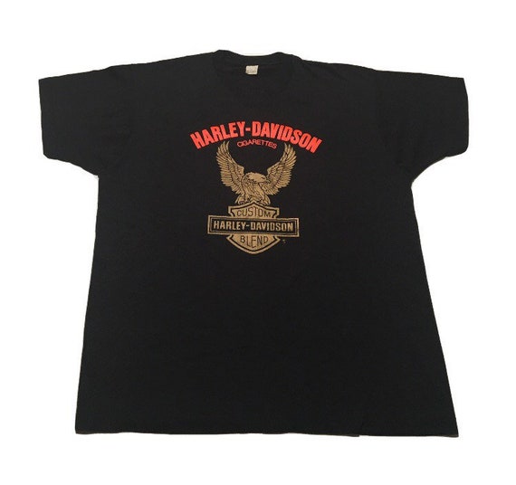 1980s HARLEY DAVIDSON CIGARETTES Screen Stars T-Sh