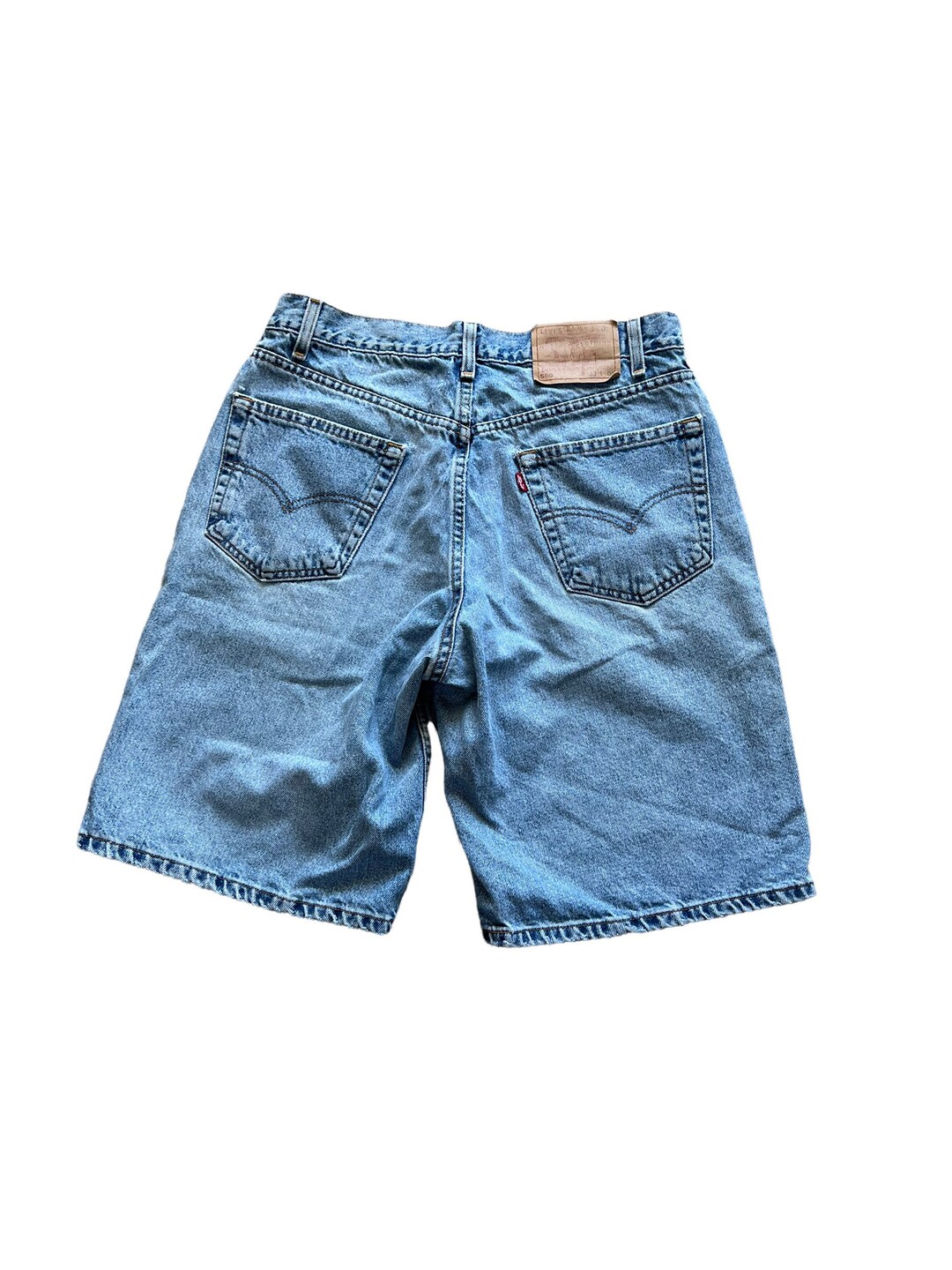 1990s LEVIS Red Tab 550 Vintage Denim Shorts // Size 33 - Etsy