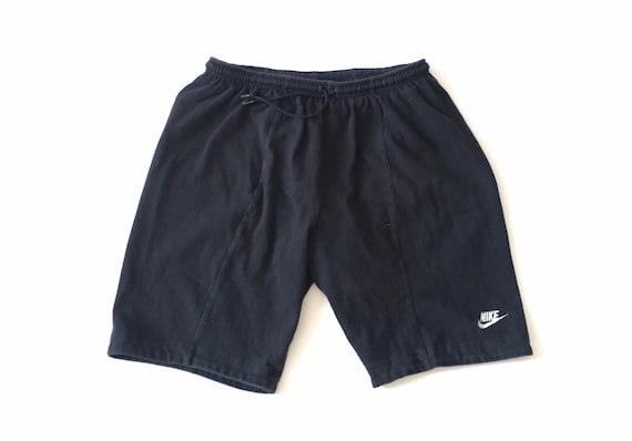 1990s NIKE ACG Black Cotton Vintage Shorts // Siz… - image 1