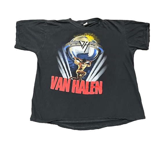 1986 VAN HALEN 5150 Tour Single Stitch Vintage T … - image 1
