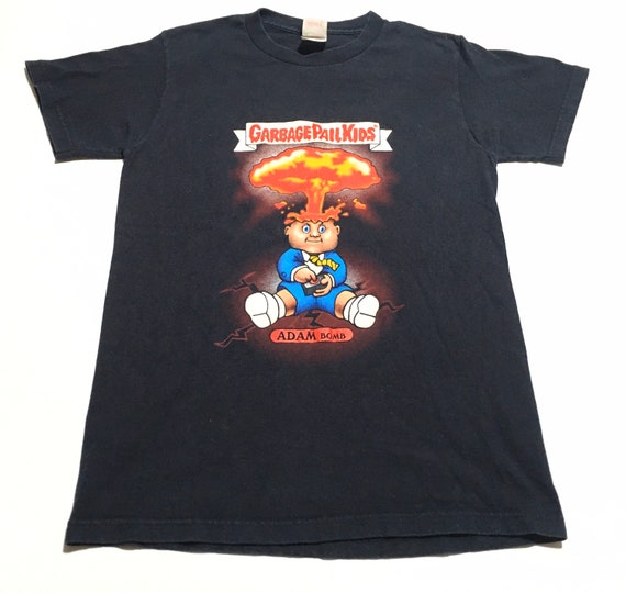 1990s GARBAGE PAIL KIDS Adam Bomb Vintage T Shirt // … - Gem