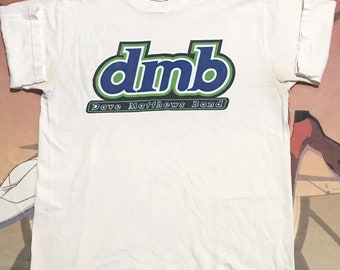 1990s DMB DAVE MATTHEWS Band Distressed Vintage T Shirt // Size Large