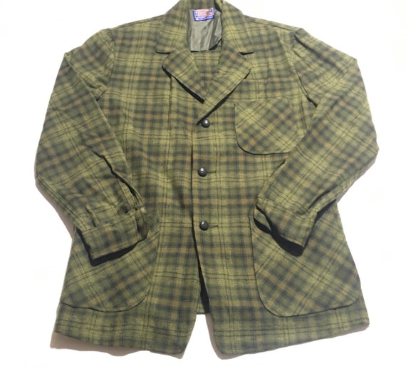 1980s PENDLETON WOOLEN MILLS Plaid Vintage Blazer