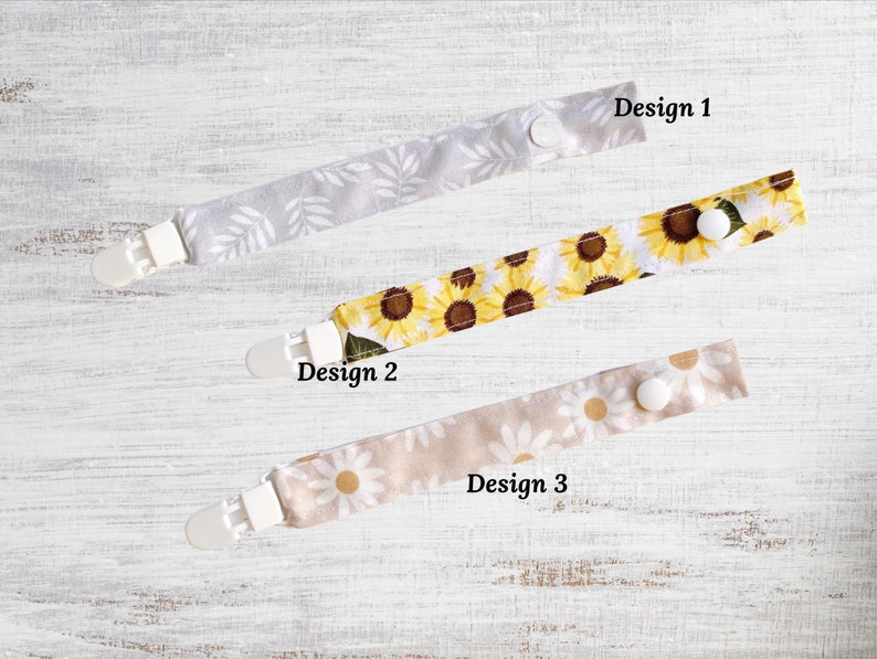 Baby dummy clip, pacifier clip, fabric dummy clip, baby gift 