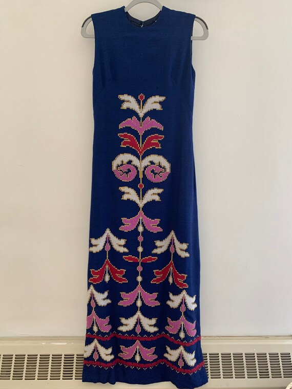 Rare 1960 floor length dress