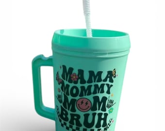 Mother Trucker Mug - 34oz Insulated Tumbler with Funny Quote