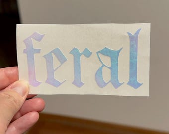 Feral Planner Car Truck Vinyl Decal Sticker