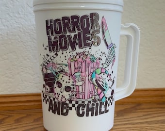 Horror Movie Mug – 34oz Double-Insulated Mother Trucker Tumbler