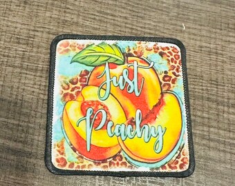 Just Peachy hat patch