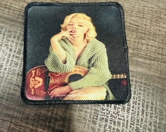 Marilyn iron on hat patch