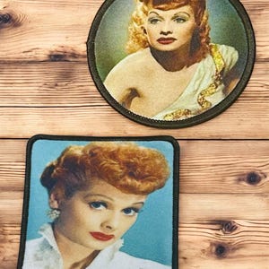 Lucille Ball Iron-On Patch – Vintage Hollywood Sublimation Art