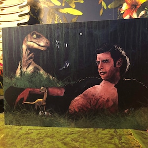 Jurassic Park Edición Limitada Ian Malcom Tarjeta A5