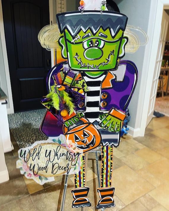 Ribbon Leg MR. Frankenstein ONLY Doorhanger Pre-order - Etsy