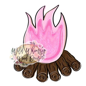 Digital template Tribal Camp fire