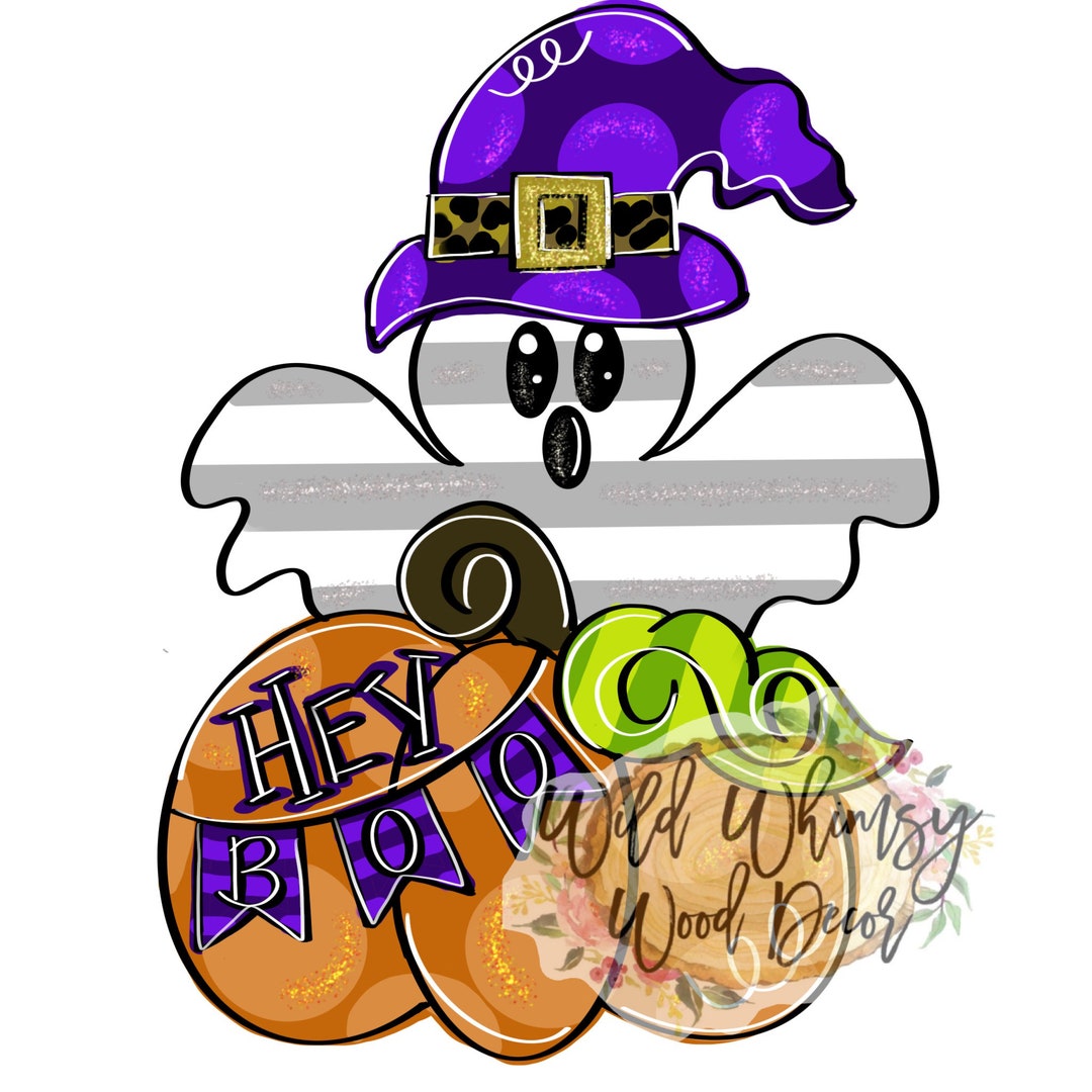 Digital Template Ghost Pumpkin - Etsy