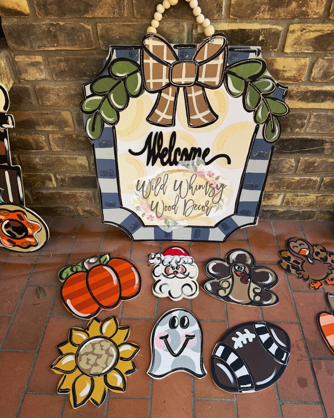 INTERCHANGEABLE Bow Doorhanger Pre-order SET - Etsy