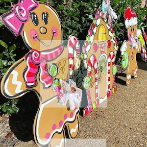 Gingerbread doorhangers Door hanger pre-order