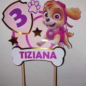 Personalized cake topper image 1