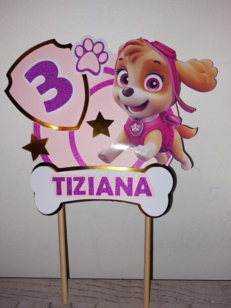 Personalized cake topper image 1