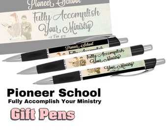 JW Theme Pioneer School pens. “Fully Accomplish Your Ministry”